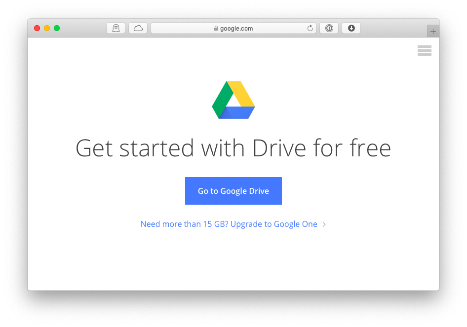 google frive for mac